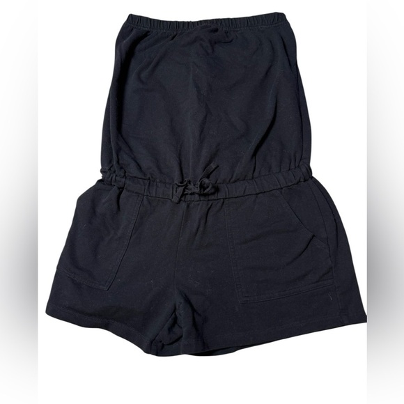 Soho Street by NY&Co Black Strapless Romper – Size XS, Casual Comfy One-Piece - Picture 2 of 4
